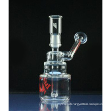 Triple Tier Birthday Cake Sidecar Rig Glass Smoking Water Pipe (ES-GB-564)